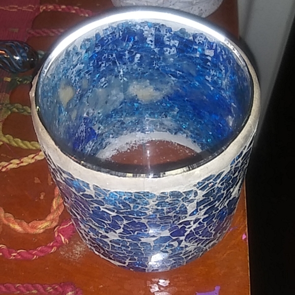 Handmade Mosaic candle holder - Picture 2 of 2